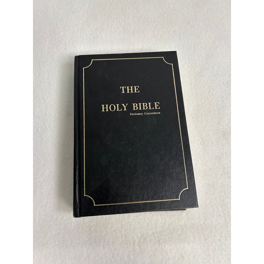 Vintage 1979 Commission Press KJV Holy Bible Black Red Letter Gift Award Edition